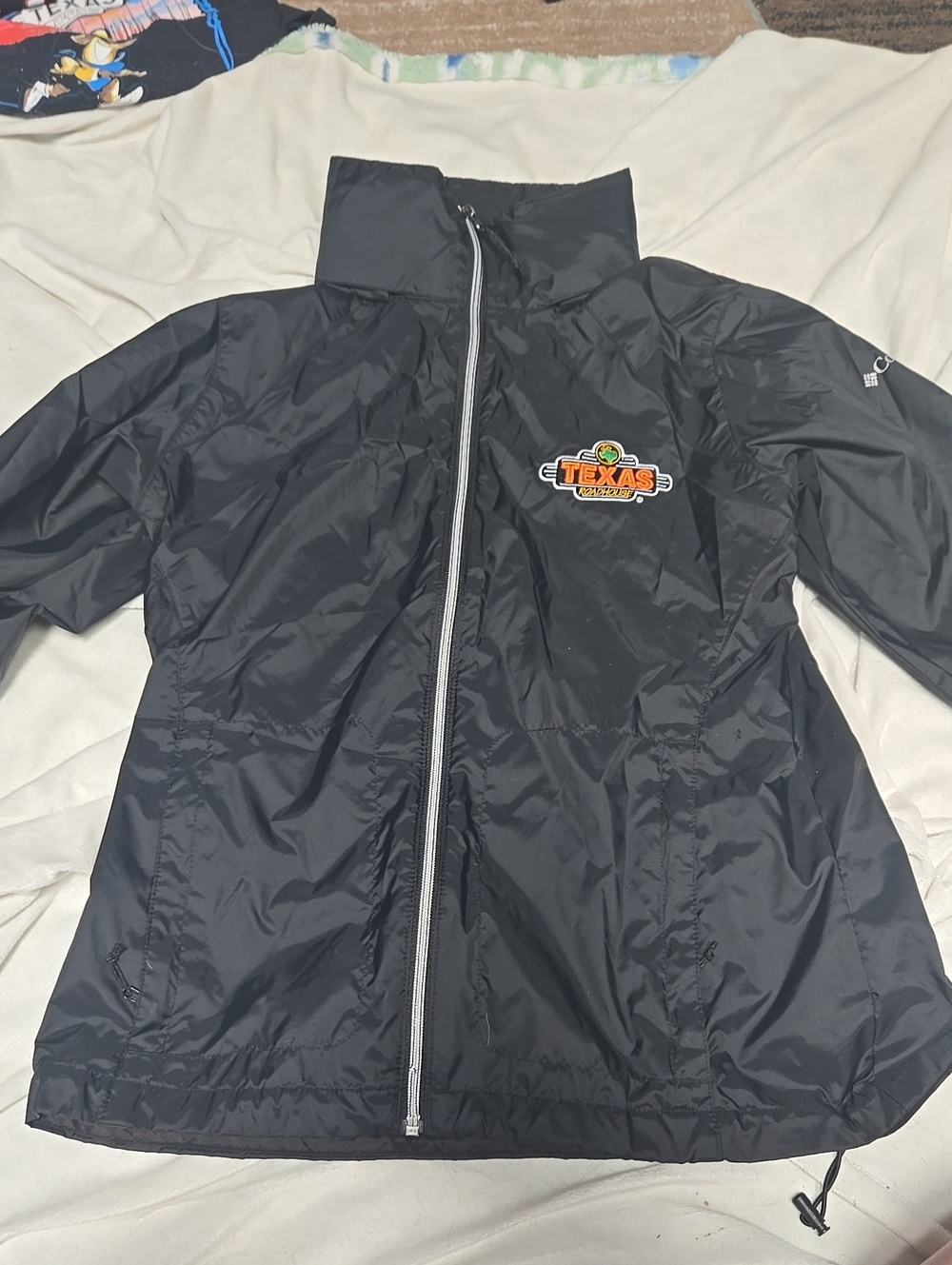 Black Columbia Texas Roadhouse Windbreaker Jacket